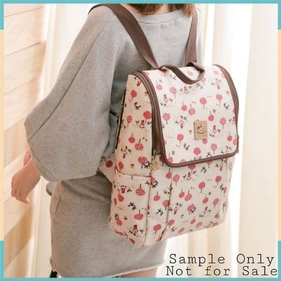 Waterproof Plaid Flip Backpack for School Work - Picture 6 of 12